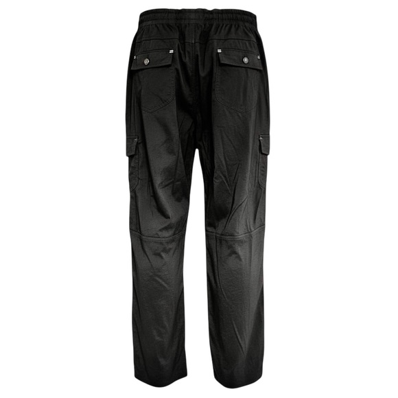 L.L.Bean Women’s Lined Cargo Pants Black Drawstring Waist Stretch Outdoor - Picture 6 of 14